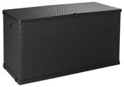 Ciemnoszara skrzynia ogrodowa Rattan – Toomax