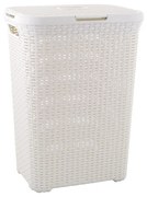 Jasnokremowy kosz na pranie Curver Hamper, 60 l