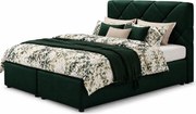 Zielone tapicerowane welurem łóżko z pojemnikiem 4 rozmiary Z6-P73