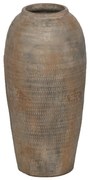 Brązowy ceramiczny wysoki wazon (wysokość 49 cm) Antigo – Ixia