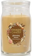 Yankee Candle Duża świeca zapachowa Signature Glistening Leaves, 567 g, L