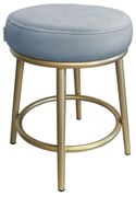 Taboret Ben noga metalowa złota BL06