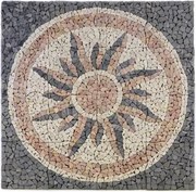 Mozaika kamienna SŁOŃCE, marmurowe, 1m2