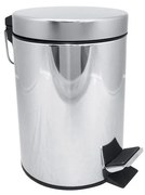Kosz na śmieci 17x25,5 cm stal nierdzewna/srebrny