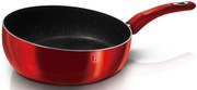 Aluminiowy czerwony wok na każdy typ kuchenki 26cm M3-M47