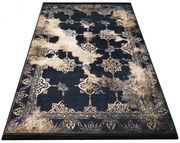 Czarny elegancki dywan B4-S16