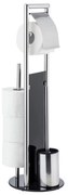 Stojak na papier toaletowy i szczotkę WC RAVINA, 3w1