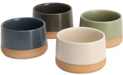 Ceramiczne miseczki na przekąski VOYO, 4 x Ø 9,5 cm