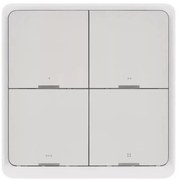 Wyłącznik 4-przyciskowy GoSmart 1xCR2430 Tuya biały