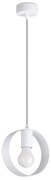 Sollux SL.1137 - Lampa wisząca na linkę TITRAN 1xE27/60W/230V biała