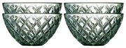Zielone szklane miski zestaw 4 szt. 325 ml Sorrento – Lyngby Glas