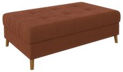 Ceglasta sztruksowa sofa 118 cm Ariella – Ropez