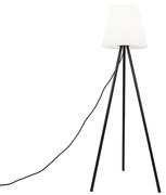 Zewnetrzna Nowoczesna zewnętrzna lampa stojąca trójnóg czarna klosz biały IP65 - VirginiaDesignerski Oswietlenie zewnetrzne