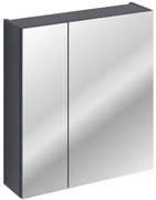 Wisząca szafka łazienkowa z lustrem E7-E49