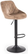 Beżowe krzesło barowe z regulacją wysokości K7-S45