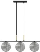 Trzyramienna lampa sufitowa szklana H9-Z28