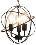 Czarna industrialna lampa wisząca okrągła - EX174 N6-B11