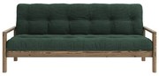 Ciemnozielona rozkładana sofa 205 cm Knob – Karup Design