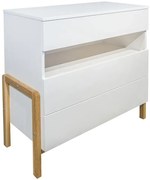 Biała komoda dziecięca mat S6-R52