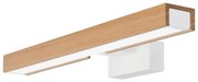 Brilagi- LED Łazienkowe oświetlenie lustra WOODY MIRROR LED/8W/230V IP44 dąb/biały