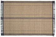 Czarno-naturalny dwustronny dywan z wodorostów 160x230 cm Brunilda – Kave Home