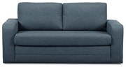 Niebieska rozkładana sofa 160 cm Come – Bobochic Paris