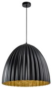 Żyrandol na lince TELMA 1xE27/60W/230V śr. 70 cm czarny/złoty