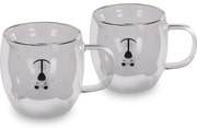 Lamart LT9125 2-częściowy zestaw szklanek BearVaso, 250 ml, przezroczyste