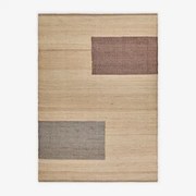 Dywan Ogrodowy Brianda Z Juty I Bawełny Kolory Naturalne & 160 X 230 Cm - Sklum