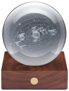 Ciemnobrązowa dekoracja świetlna na USB Amber – Gingko