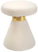 Stołek z pluszu, wys. 51 cm