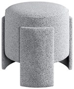 Taboret ROCKET o średnicy 39 cm, szary