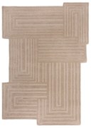 Beżowy wełniany dywan tkany ręcznie 160x230 cm Zen Rectangles – Flair Rugs