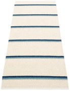 Niebiesko-kremowy chodnik odpowiedni na zewnątrz 70x180 cm Olle Blue Vanilla – Pappelina