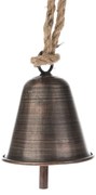 Dzwon metalowy do zawieszenia Patrik, 9,5 x 12 x 9,5 cm