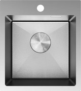 Mexen Solix zlewozmywak stalowy 1-komorowy 400 x 450 mm, inox HC - 6401401000-01HC