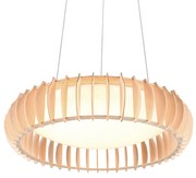 Skandynawska lampa wisząca beżowa z LED - MonteSkandynawski Oswietlenie wewnetrzne