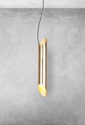 Lampa Wisząca LIBRA 1xE14 złota