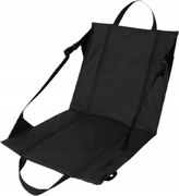 Turystyczne składane krzesło VENTO 38 cm, czarne
