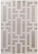 Dywan nowoczesny Perles Geometria szaro-kremowa 120 cm x 170 cm
