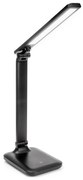 Dotykowa ściemniana lampka stołowa LED/5W/230V z portem USB REMUS, czarna