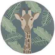 Zielony okrągły dywan odpowiedni na zewnątrz ø 160 cm Eric – Flair Rugs