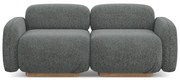 Szara sofa modułowa 190 cm Ailani – Makamii