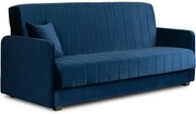 Granatowa elegancka sofa welurowa A7-N48