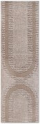 Dywan nowoczesny 3D Elle Collection Gallery Geometryczny beżowy 80 cm x 240 cm
