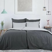 B.E.S. Petrovice Bawełniana pościel Double face antracyt/szary