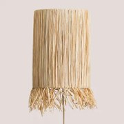 Lampa Ścienna Z Rafii Bellver Miel - Sklum