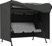 Outsunny Pokrowiec na huśtawkę ogrodową, Ochronny pokrowiec na huśtawkę ogrodową, Wodoodporny, 177 x 114 x 152 cm, Szary