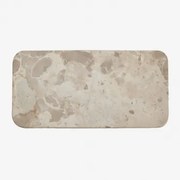 Prostokątna Dekoracyjna Taca 40x20 Cm Z Marmuru Zairex Marmur Beżowy Panther - Sklum