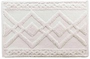 Biały dywanik łazienkowy 50x80 cm Gladis – douceur d'intérieur